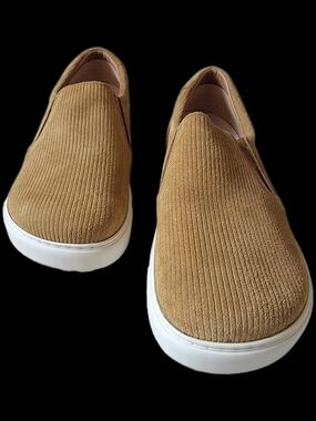 NWOB Birkenstock Oswego Suede Leather Slip-On Sneakers Tan 44 N Slim Fit